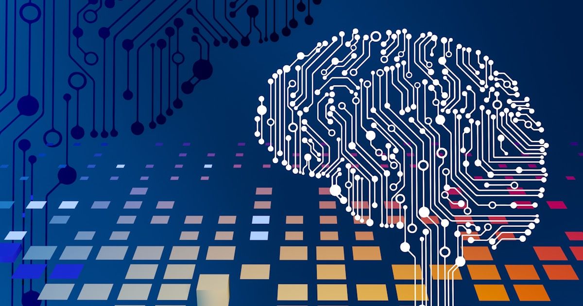 Interface d'orchestration IA avec des nœuds et connexions représentant des agents intelligents